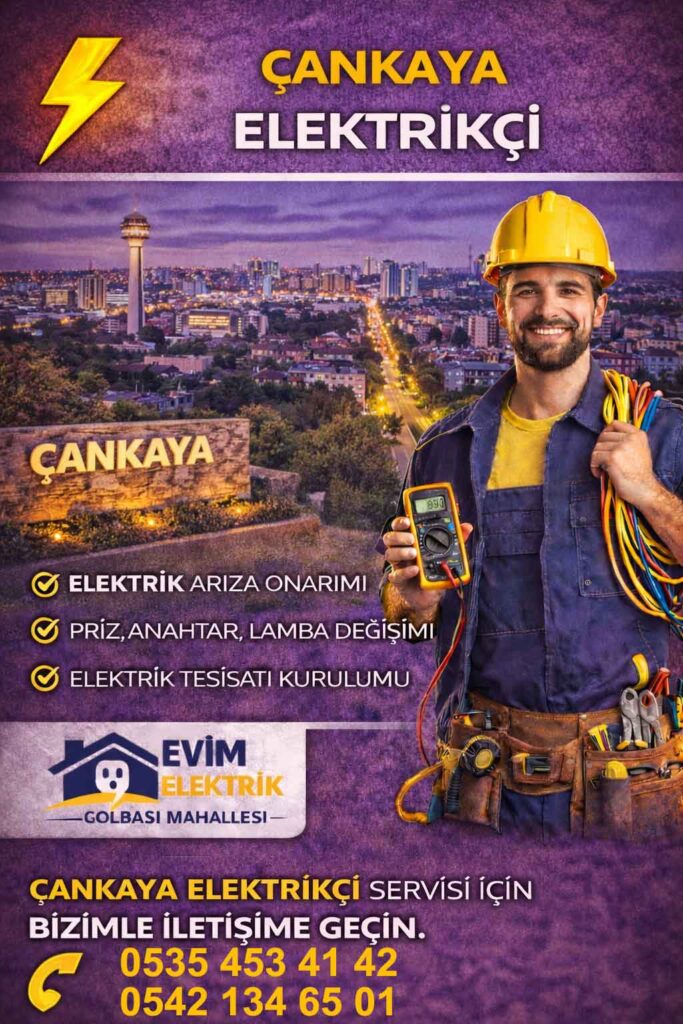 Çankaya elektrikçi