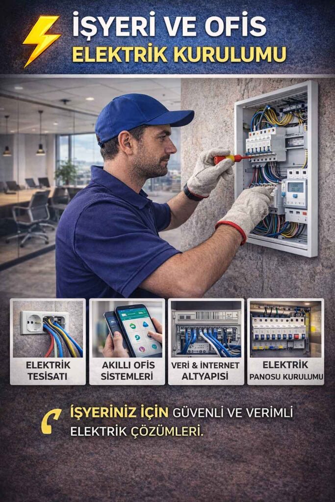 İşyeri ve Ofis Elektrik Kurulumu 1 İşyeri ve Ofis Elektrik Kurulumu